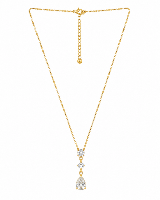 Demi Fine Triple Drop Pendant Necklace