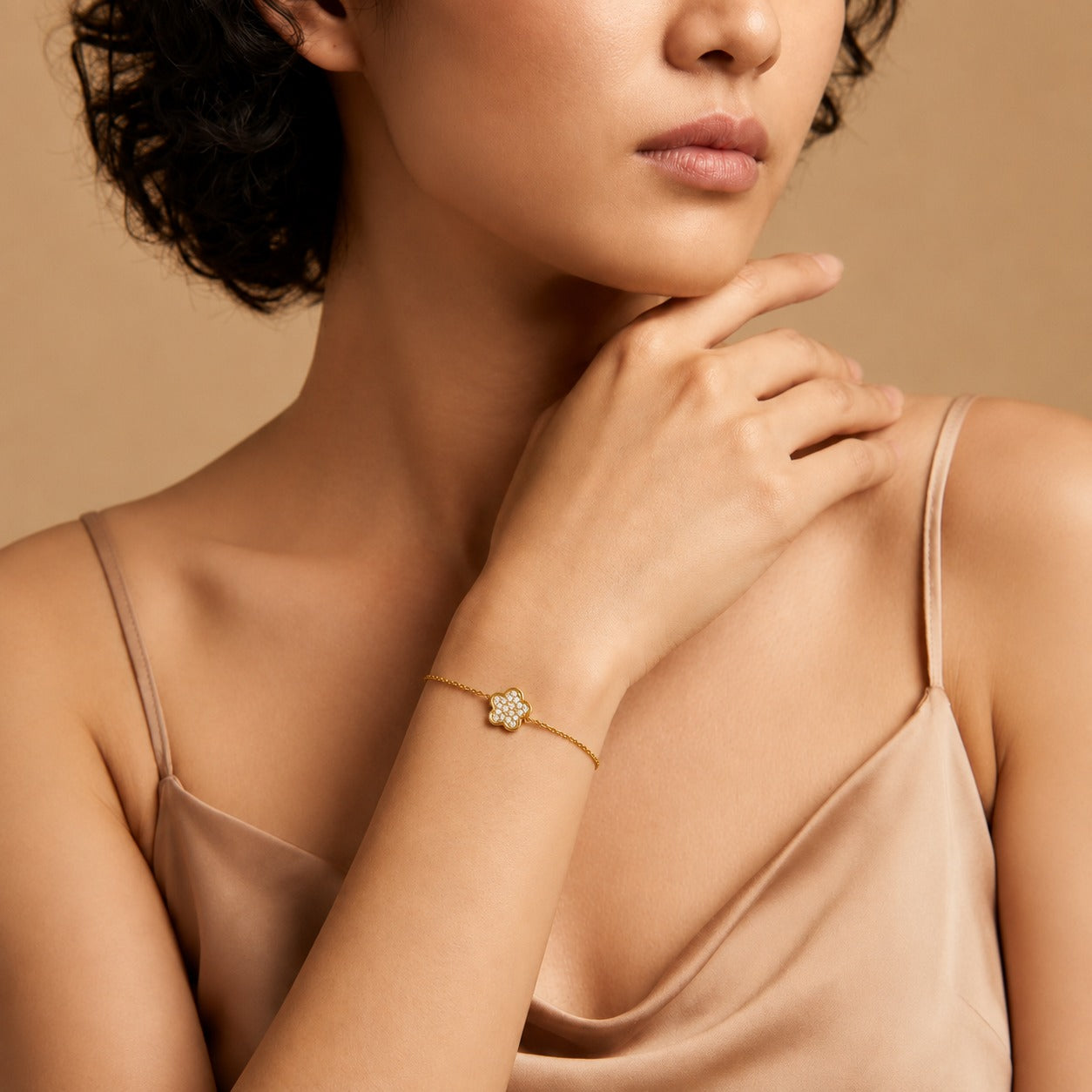 Demi Fine Floral Elegance Bracelet
