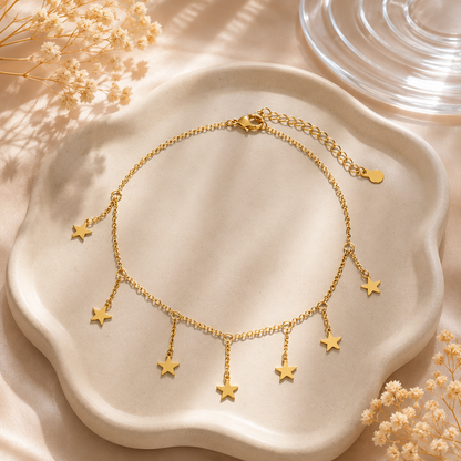 Starlight Drop Anklet