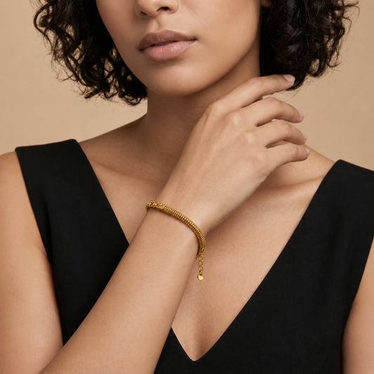Demi Fine Snake Chain Bracelet