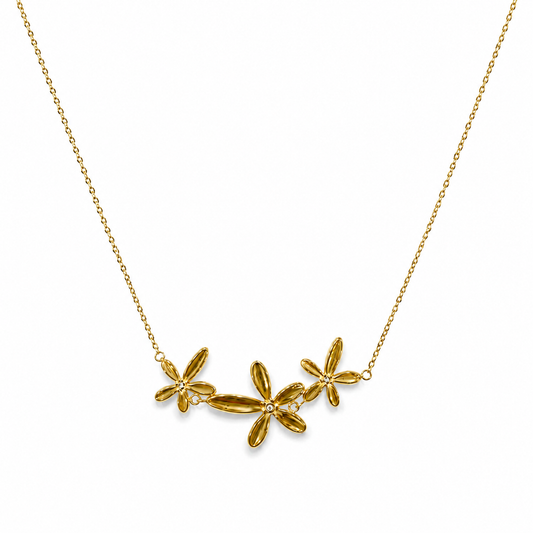 Demi Fine Fleur Trio Floral Necklace