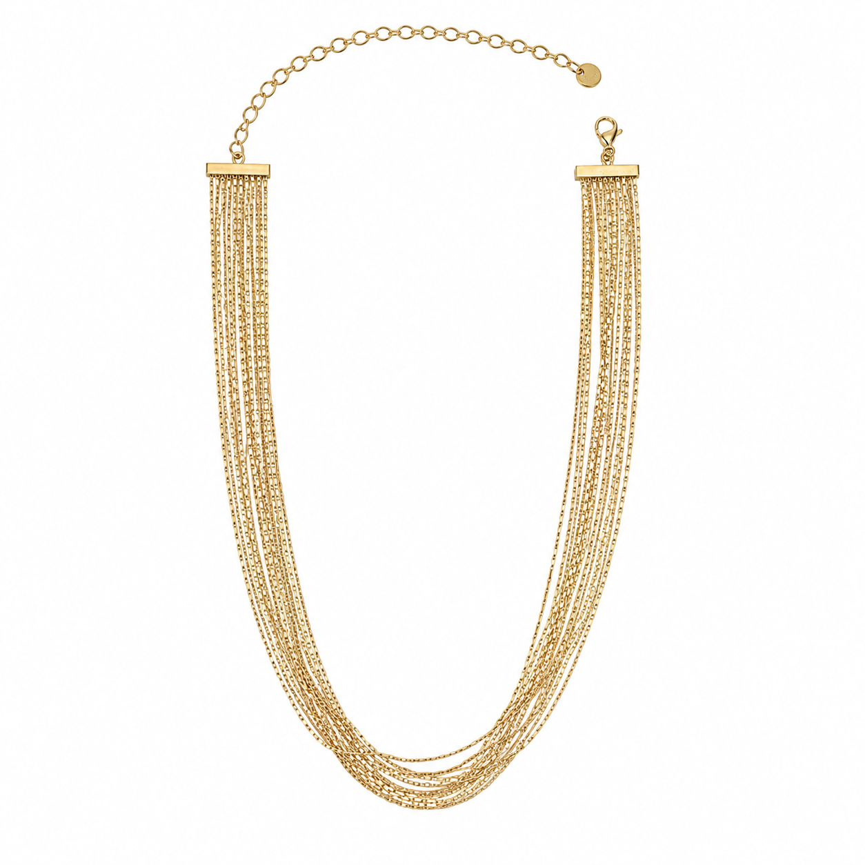 Demi Fine Multi Layer Gold Choker