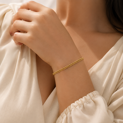Double Bead Chain Bracelet