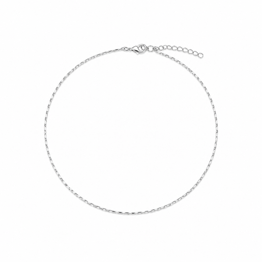 Silver Classic Chain Anklet