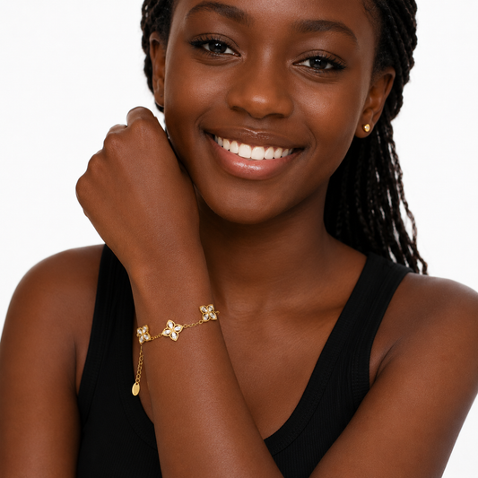 Demi Fine Crystal Blossom Bracelet