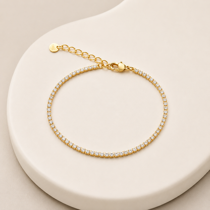Celeste Crystal Tennis Anklet
