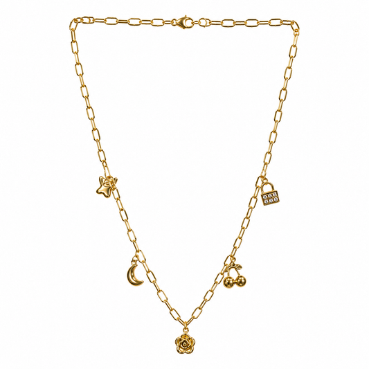 Demi Fine Charm Story Necklace