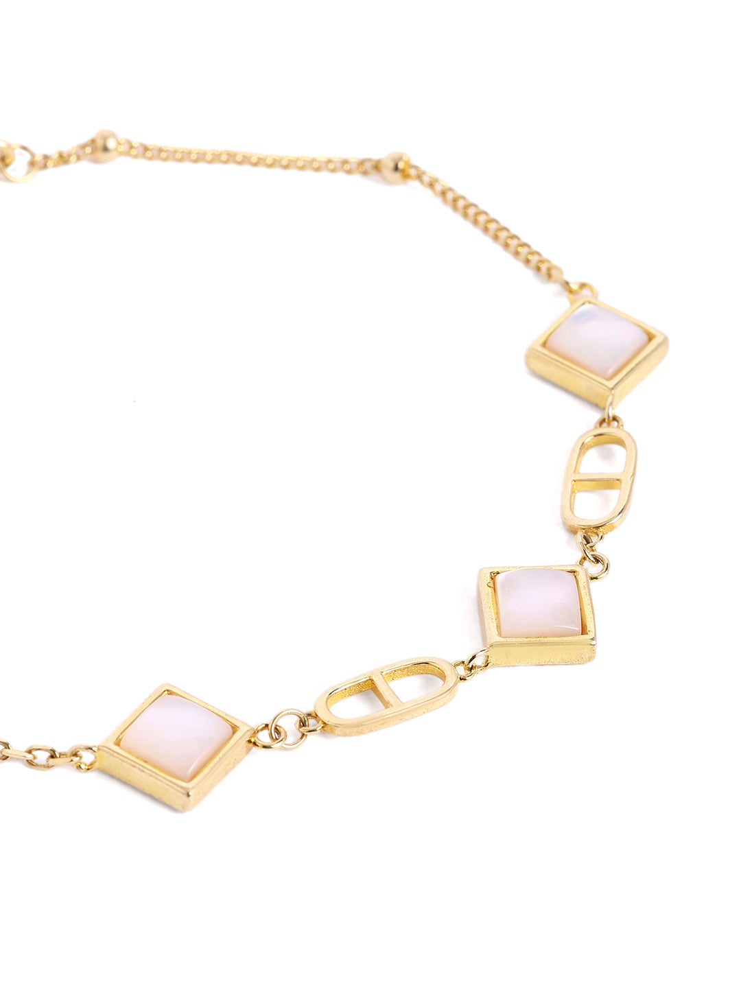 925 sterling silver gold finish bracelet 