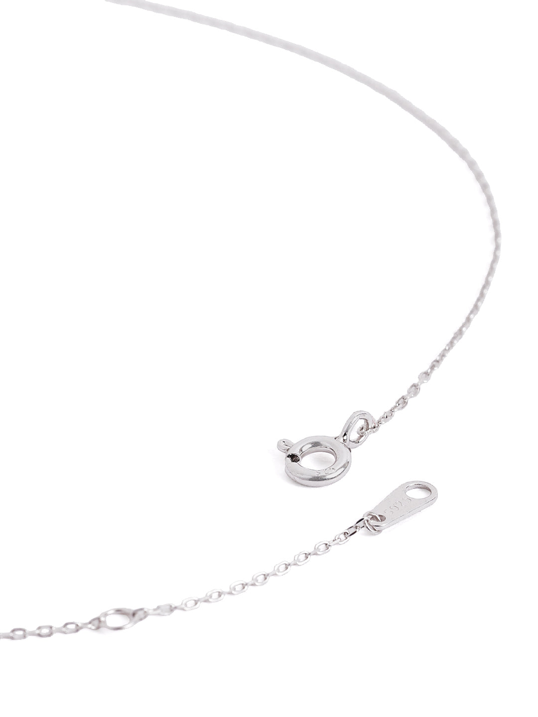 925 Silver Elegant Cushion Halo MangalSutra