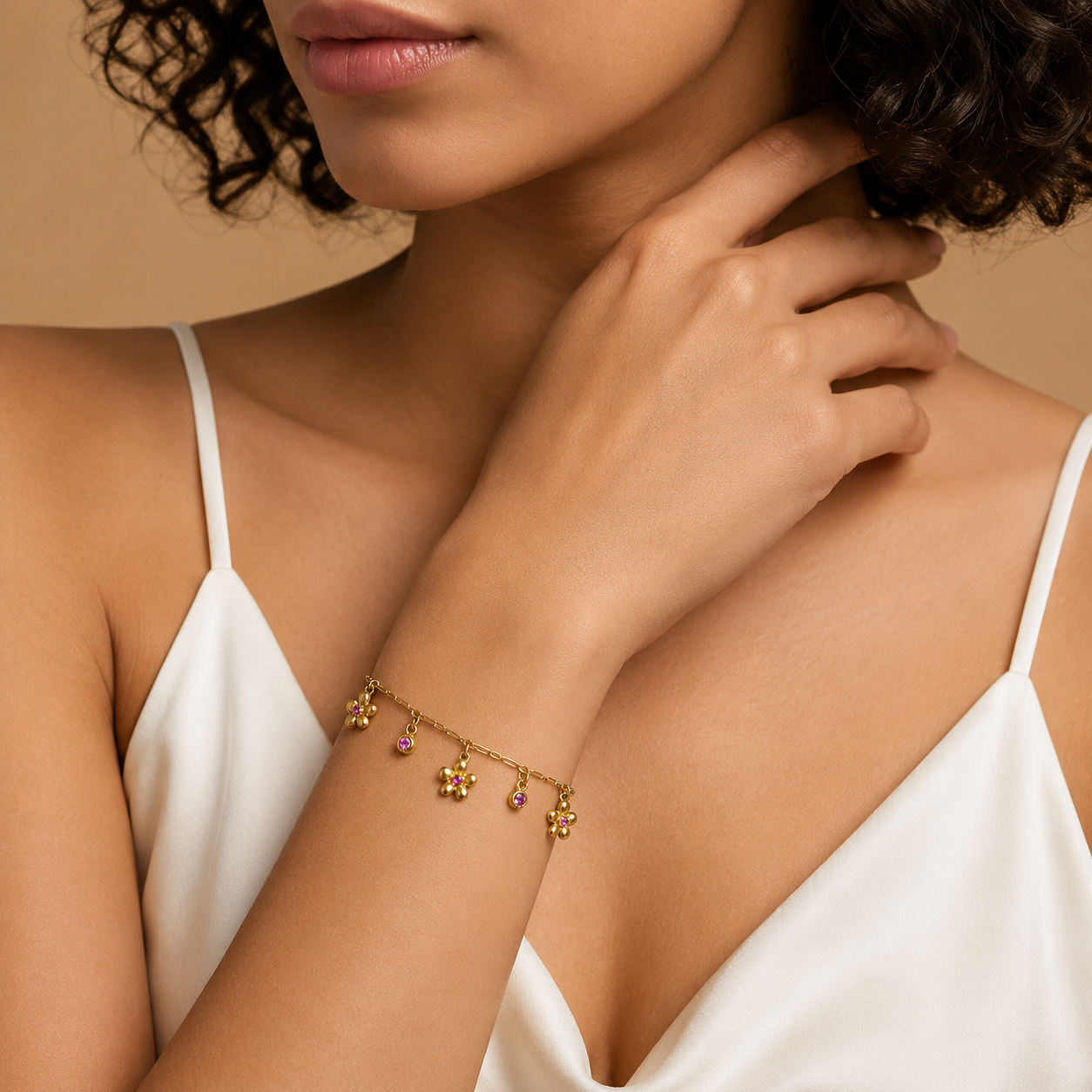 Color Bloom Butterfly Bracelet