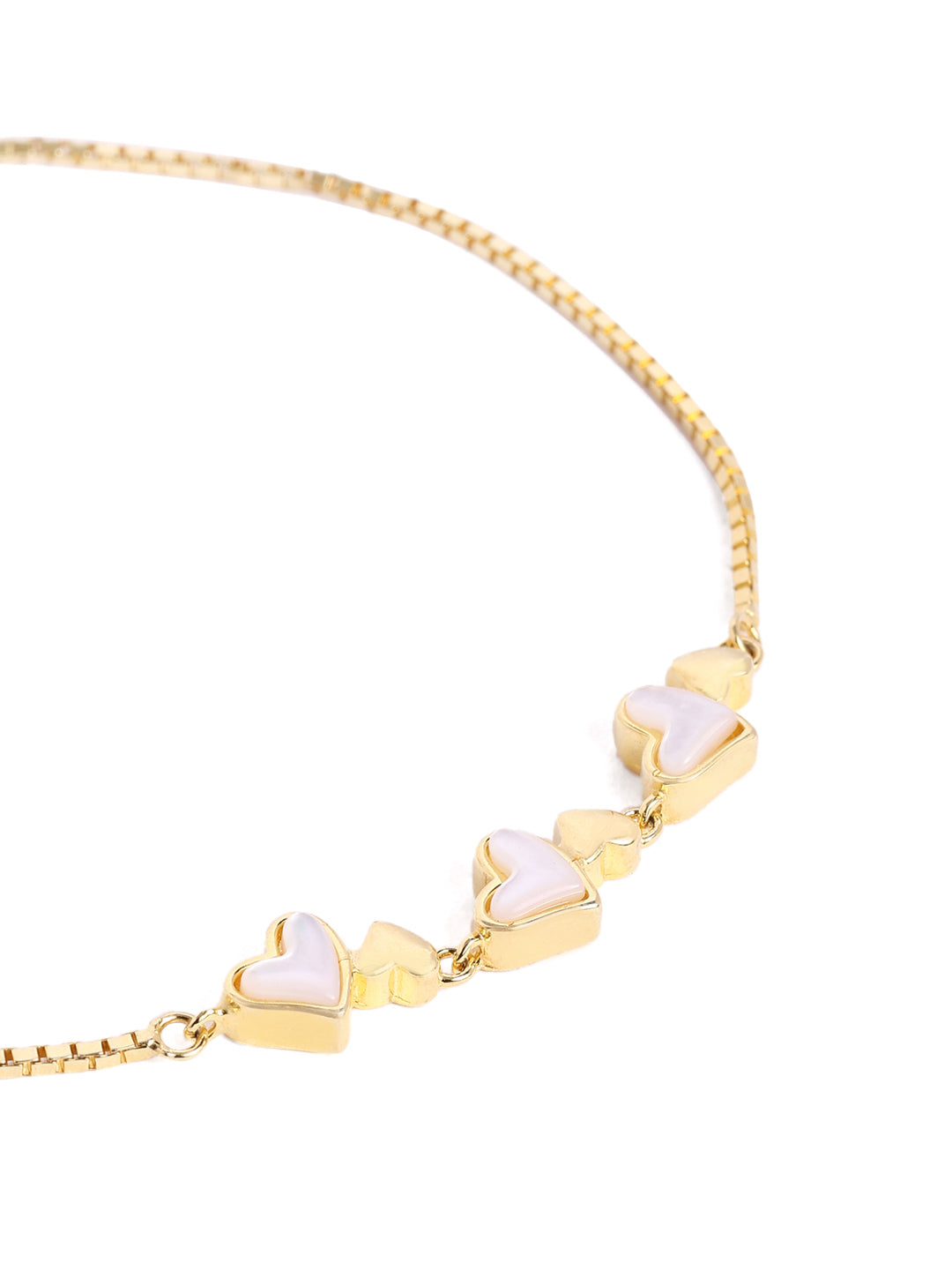 925 sterling silver gold finish bracelet 