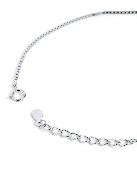 925 sterling silver mangalsutra bracelet with black beaded chain