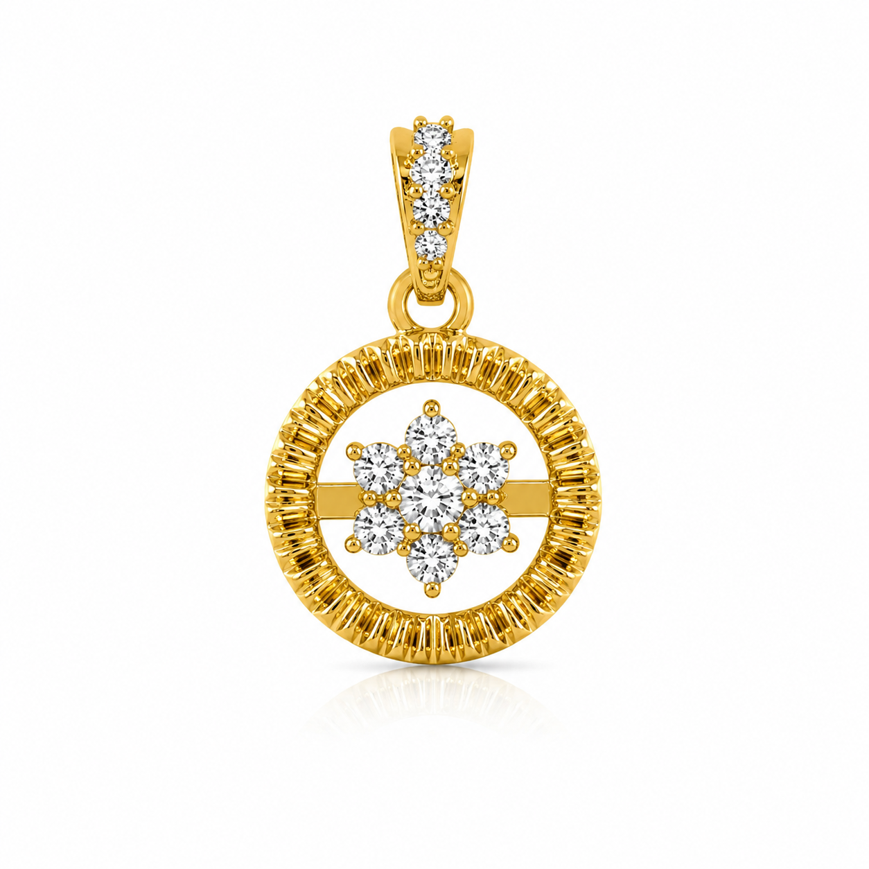 Bloom 9 Karat Gold Pendant