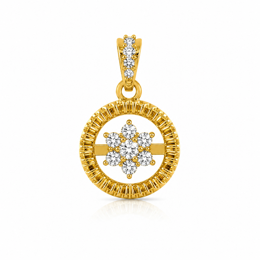 Bloom 9 Karat Gold Pendant