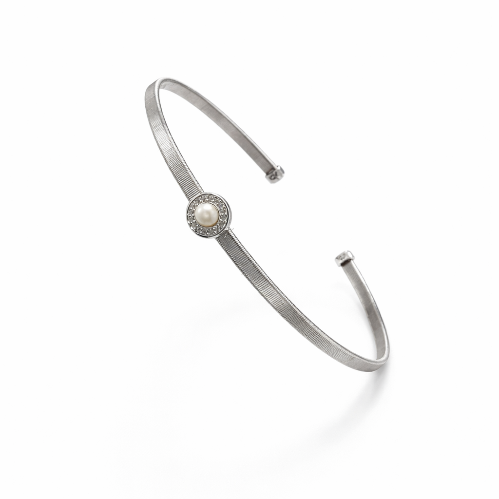 Silk Pearl Pop Cuff