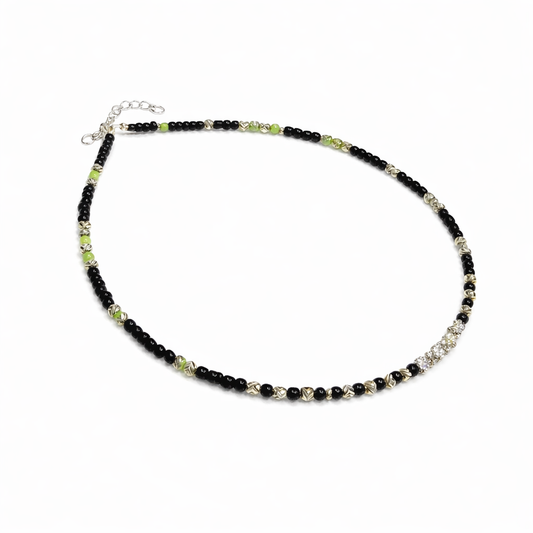Green & Black Anklet