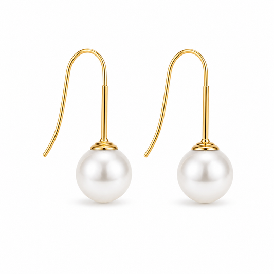 Demi Fine Classic Pearl Drop Earrings
