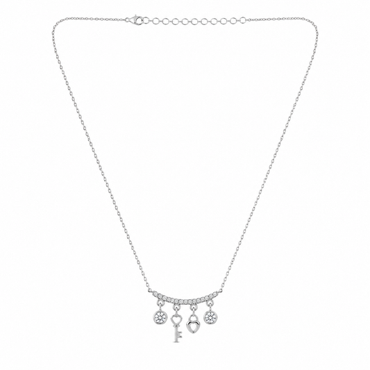 Silver Lucky Charm Necklace