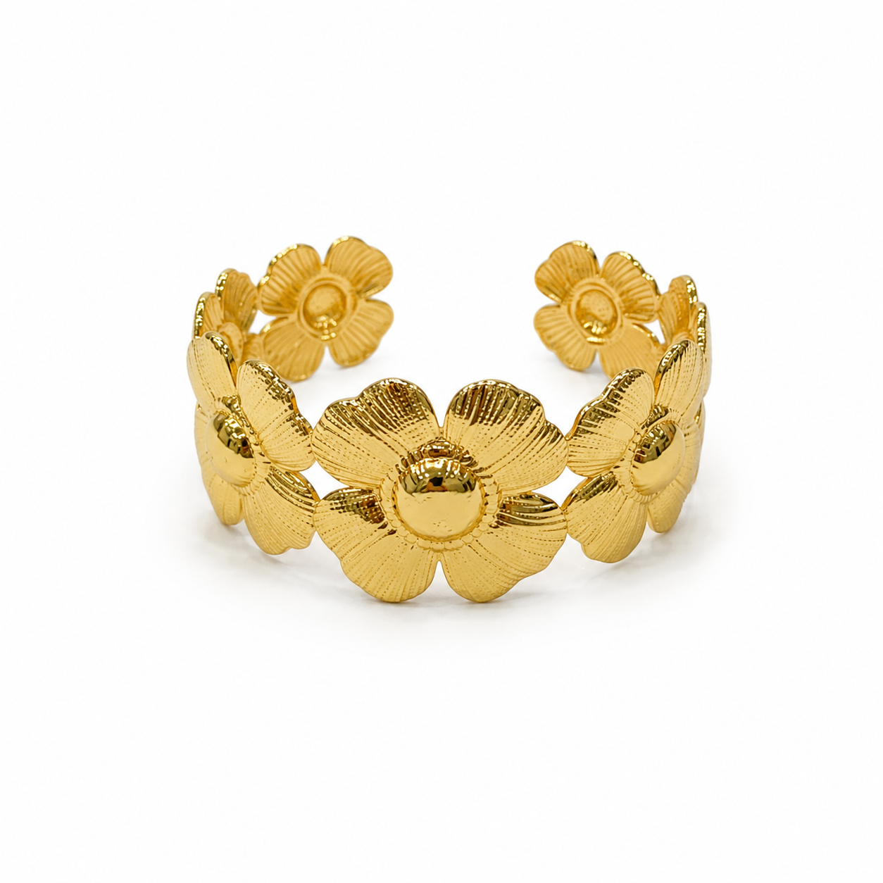 Demi Fine Golden Meadow Cuff Bracelet