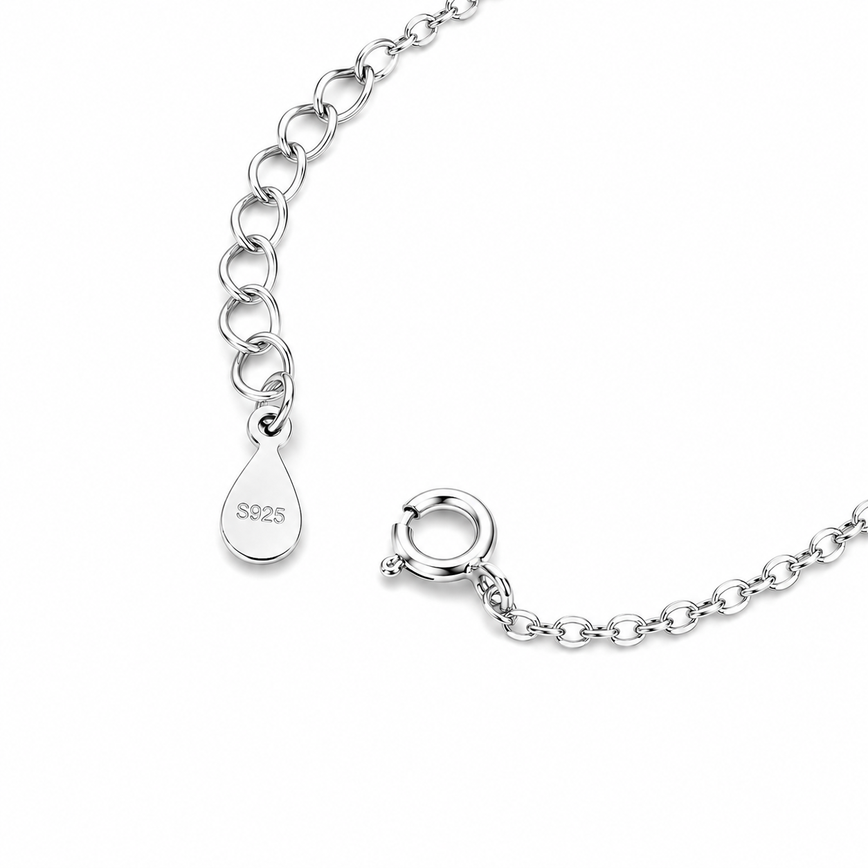 Silver Infinity Knot Sparkle Necklace