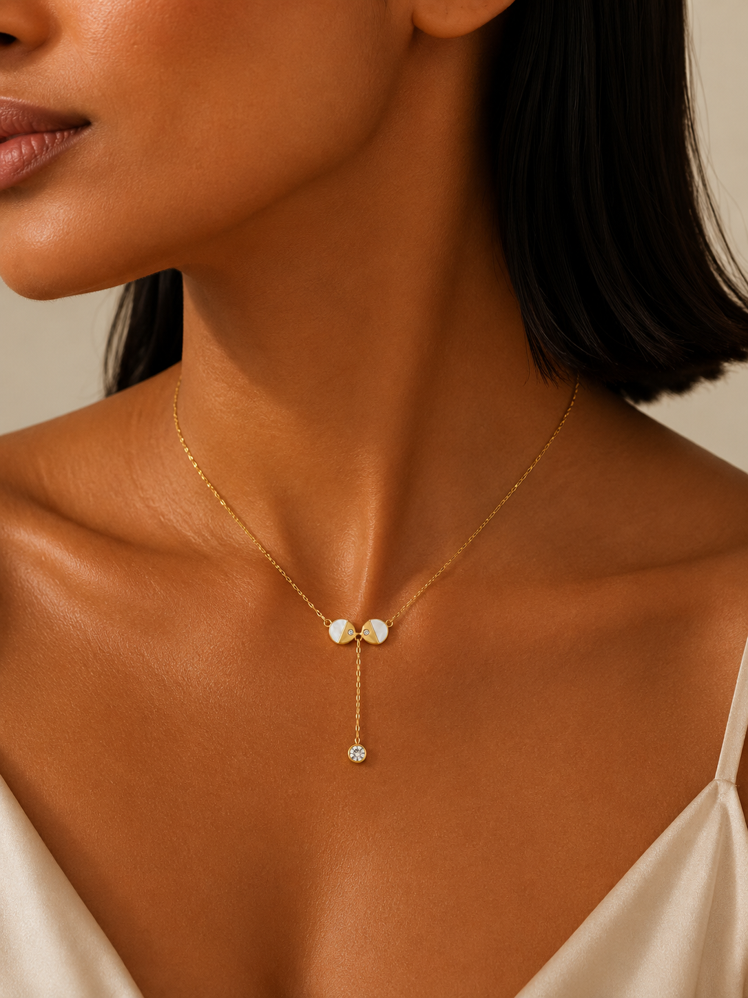 Demi Fine Elegant Y Pendant Necklace