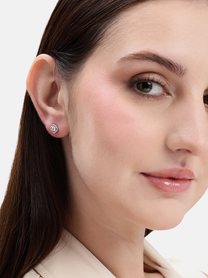 Floral Radiance Stud Earrings