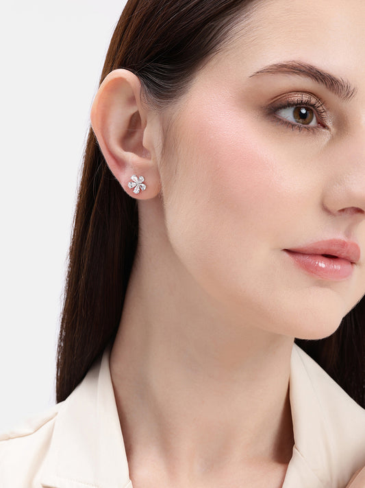 Luxe Flower Sparkle Earrings