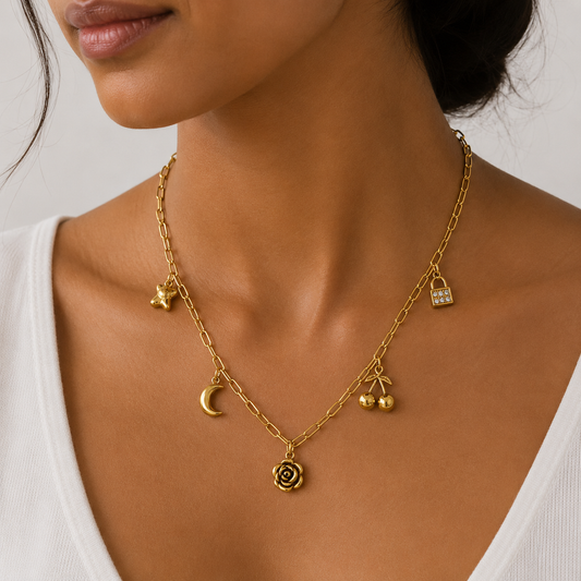 Demi Fine Charm Story Necklace