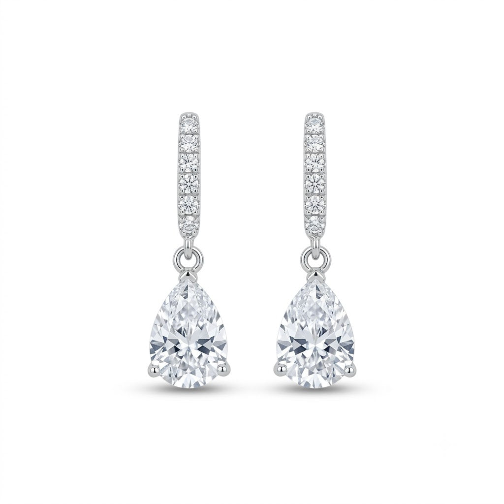 Sterling Silver Classic Solitaire Necklace