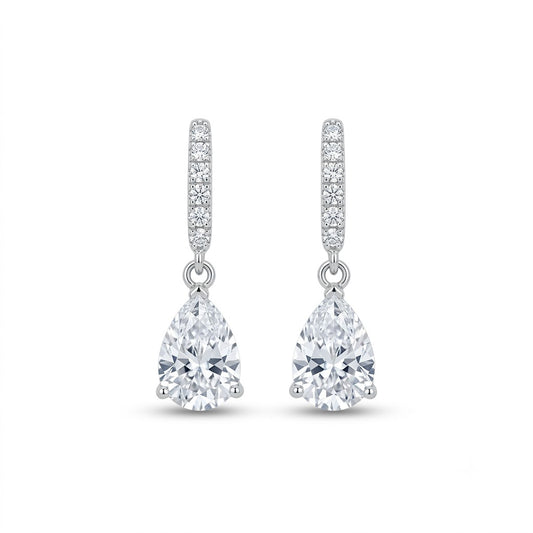Sterling Silver Classic Solitaire Necklace