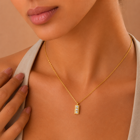 Demi Fine Elegant Bar Pendant