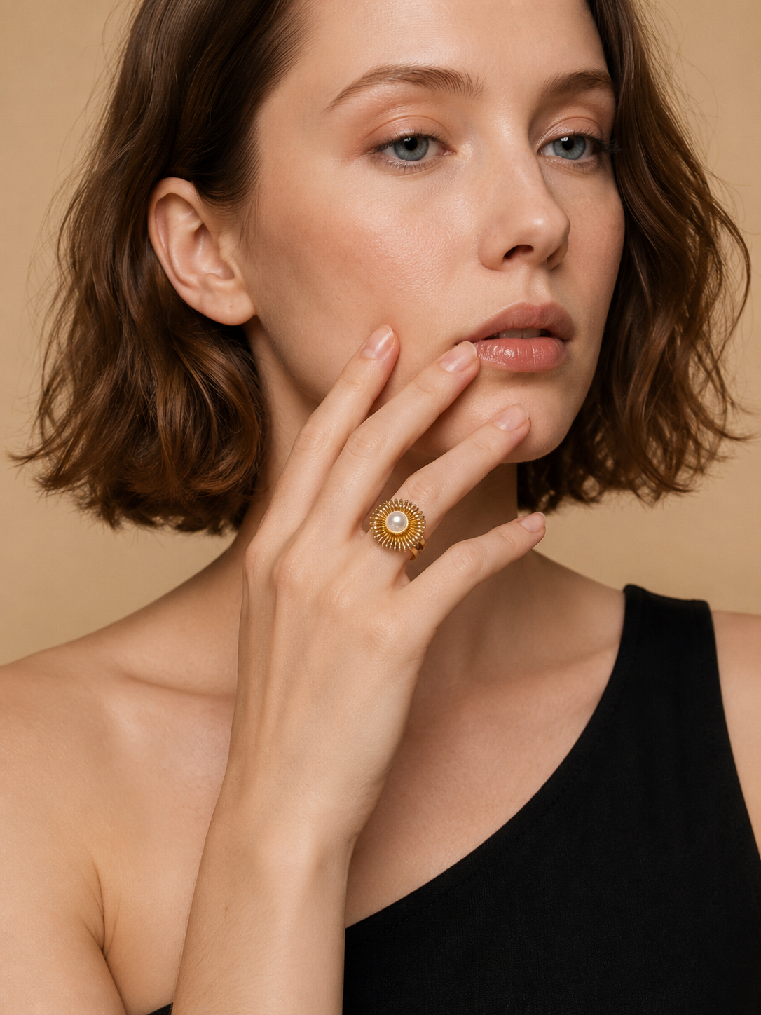 Demi Fine Pearl Statement Ring