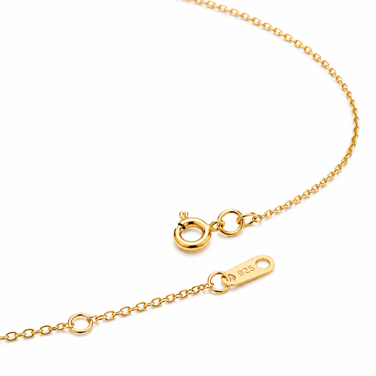 Silver Forever You + Me Star Gold Necklace