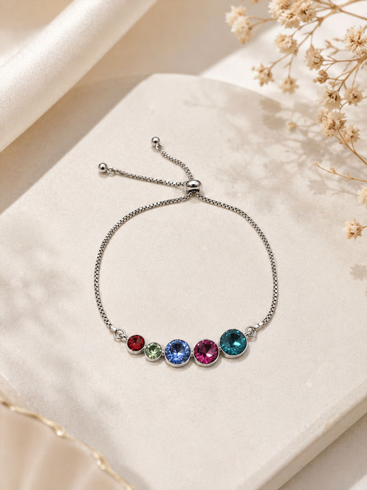 Adjustable Rainbow Bracelet
