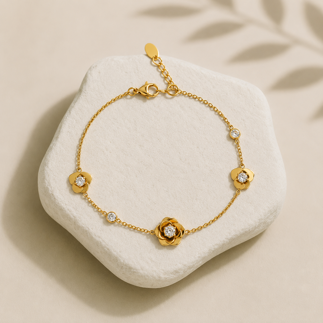 Demi Fine Blossom Charm Bracelet