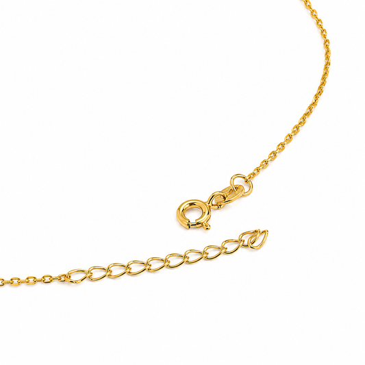 Silver Heavenly Pearl Wing Gold Necklace