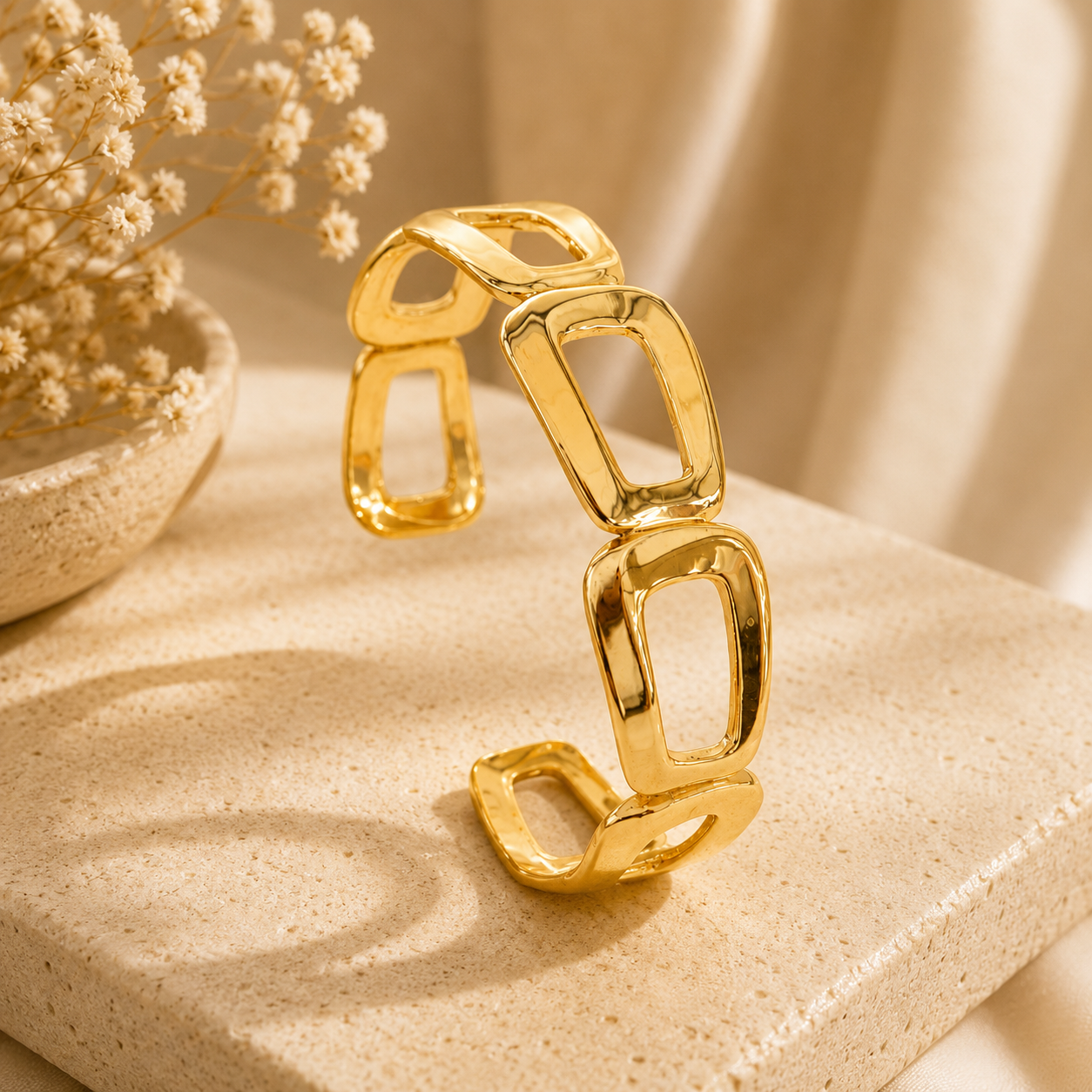 Demi Fine Contemporary Chain Cuff