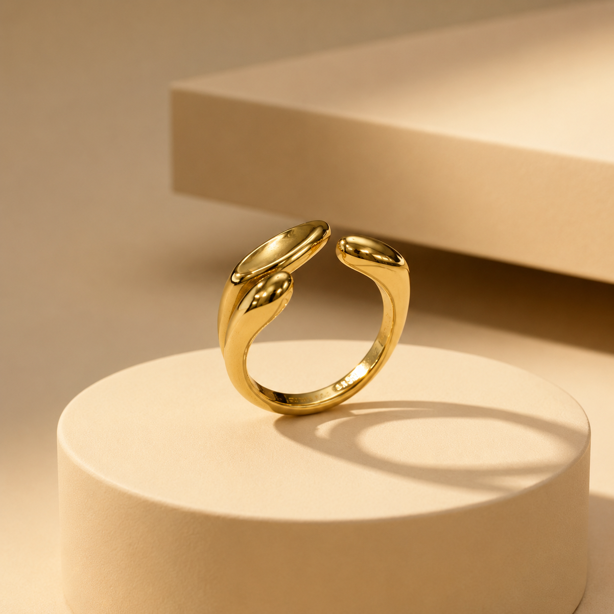 Demi Fine Sculptural Open Ring