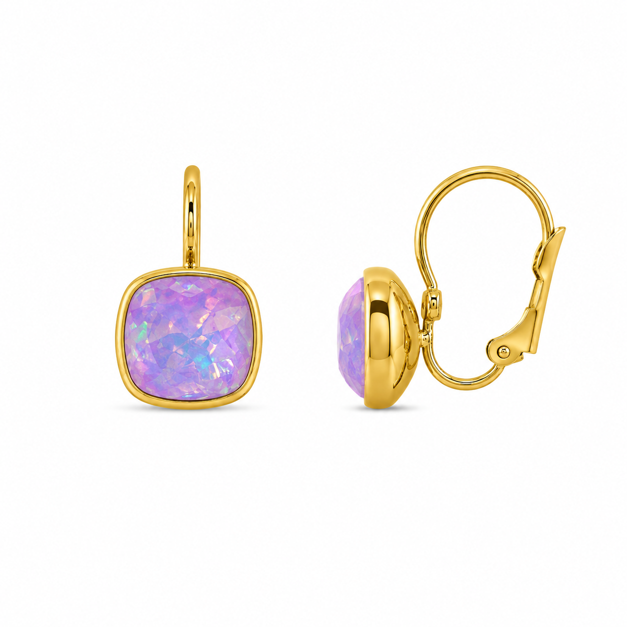 Demi Fine Lavender Opal Drop Earrings