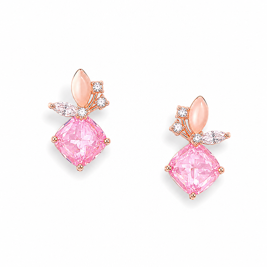 925 Silver Pinkora Bloom Set