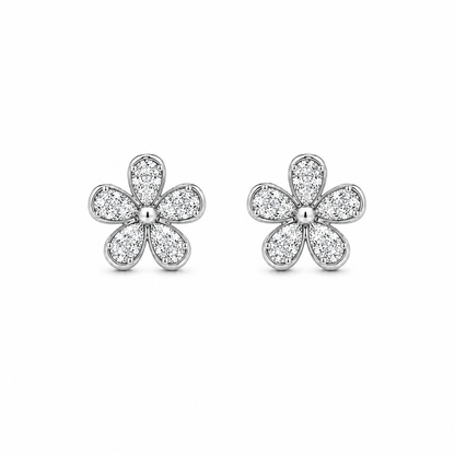 Bloom Flower Stud Earrings
