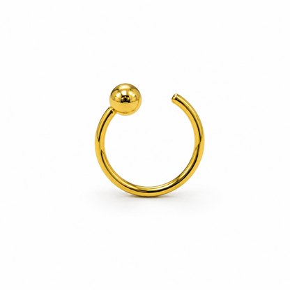 Gold Open Ball Ring (size 6 & 7)