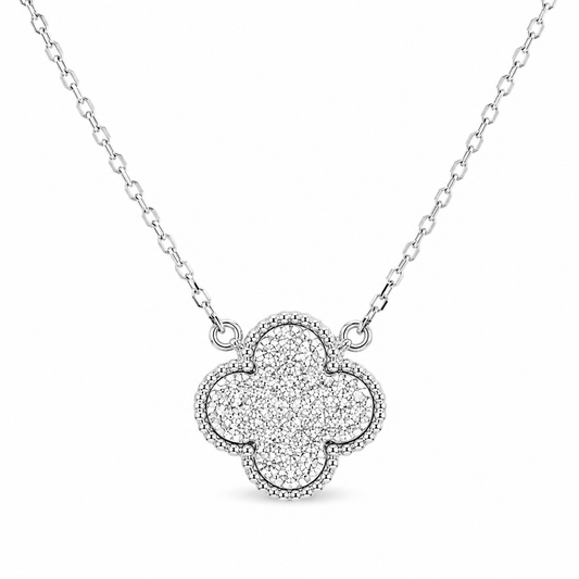 925 Silver Minimal Flower Silver Pendant