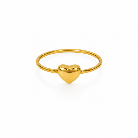 Demi Fine Heart Charm Ring
