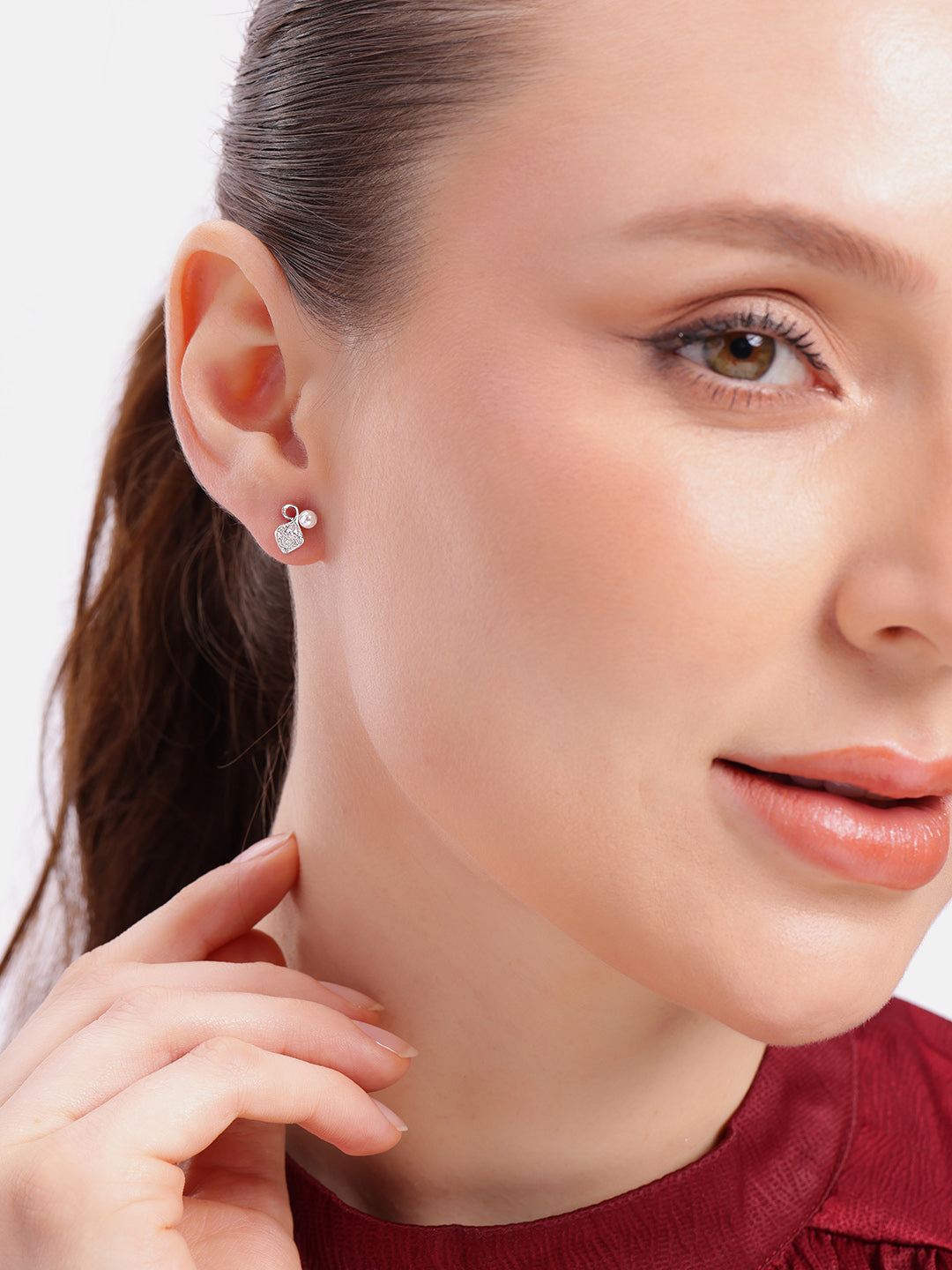 925 sterling silver stud earrings