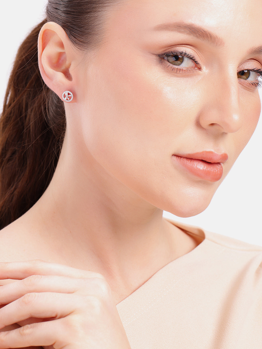 925 sterling silver stud earrings