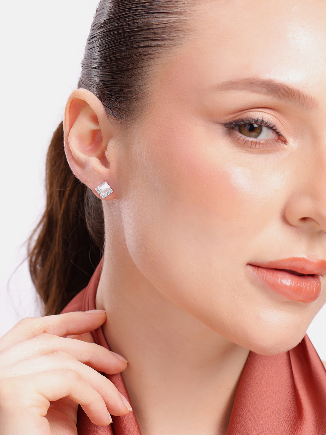925 sterling silver stud earrings