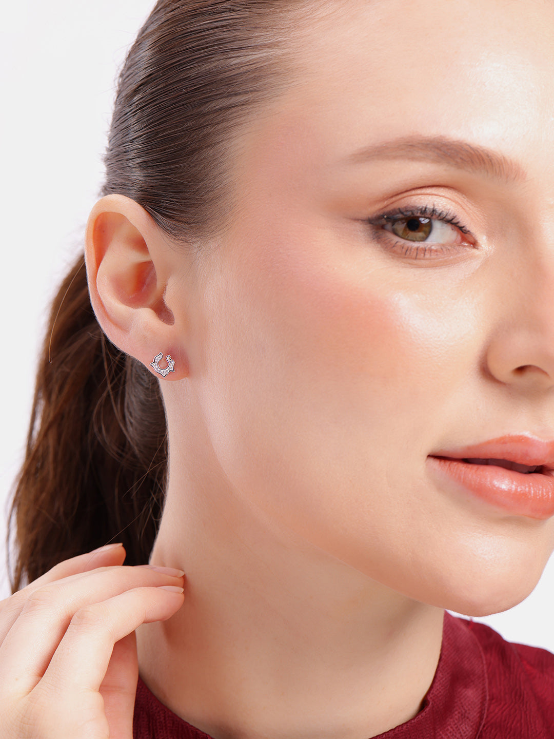 925 sterling silver stud earrings