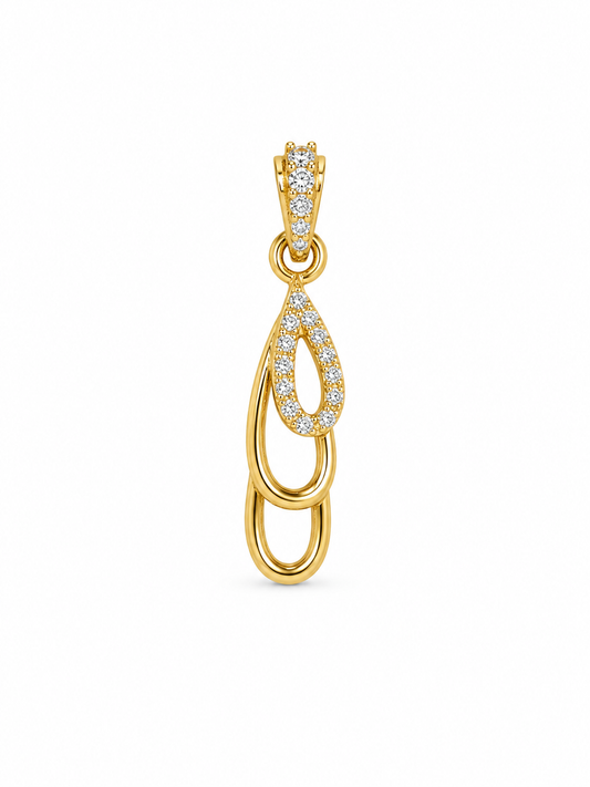 Grace Loop 9K Gold Pendant