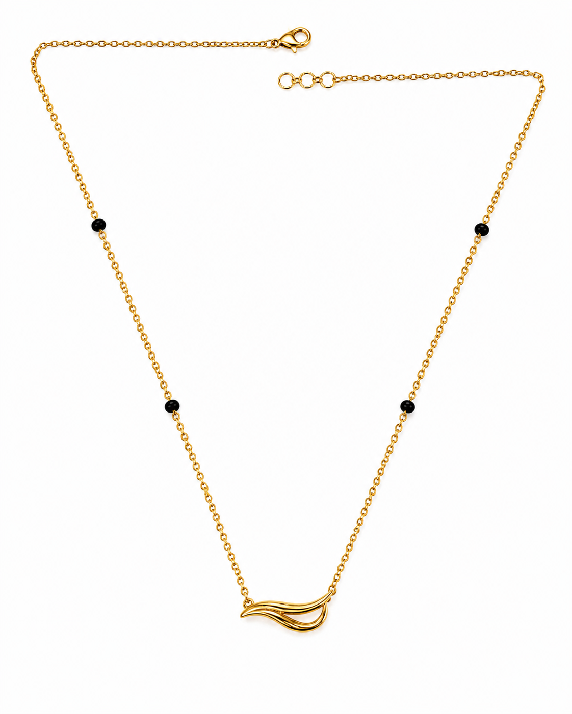 Signature Curve 9K Gold Mangalsutra